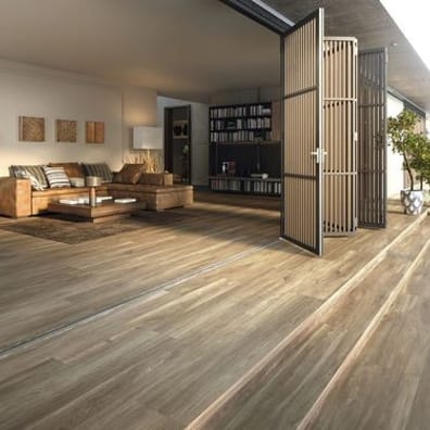 Carrelage imitation parquet ANTI DERAPANT rectifié vieilli mat 20x120 BELFAST WALNUT - 1.20 m²
