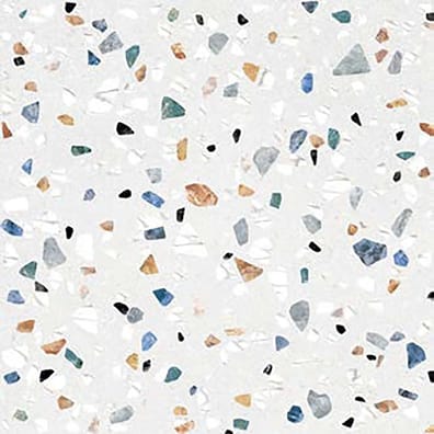 Carrelage Grès Cérame Effet Terrazzo Tulsa Multicolore Mat R10 Intérieur & Extérieur 20x20 cm