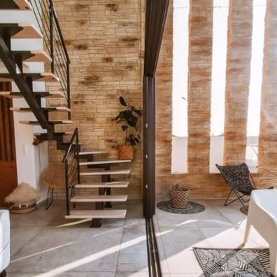 Carrelage imitation pierre DOVER FLINT 80x80 cm - R10 - Rectifié - 1.28m²