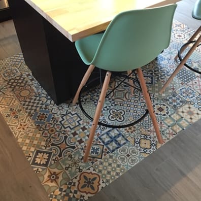 Carrelage style ancien ciment coloré provençal style d antan HERITAGE MIX 16.5x16.5 cm - 0.55m²