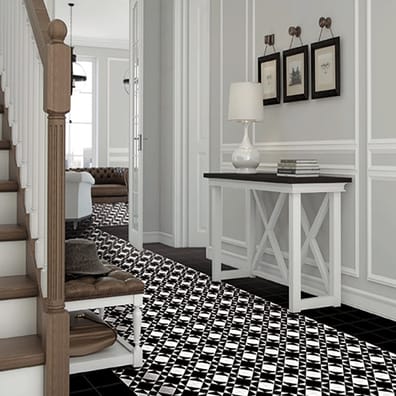 Carrelage uni coloré KINABALU VERA BLACK 20X20 - 0,52m²