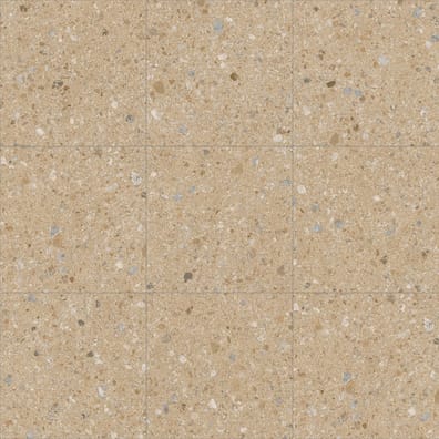 Carrelage grès cérame rectifié imitation terrazzo GALBE MOSTAZA 59,3X59,3 - 1,40 m²