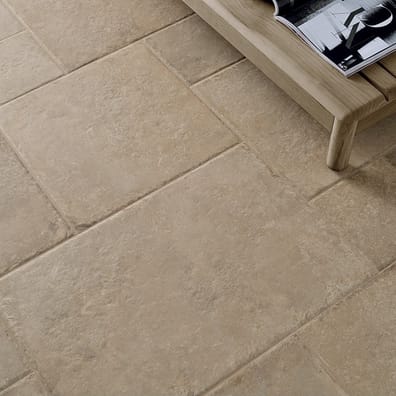 Carrelage grès cérame plusieurs tailles effet pierre COSTE TAUPE  - 0,75m²