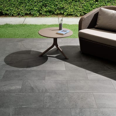 Carrelage grès cérame anti dérapant imitation pierre de Burlington BUNBURY DARK ANTISLIP 30X60 RETT - 1,08m²