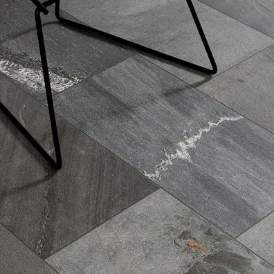 Carrelage grès cérame effet pierre CAIRNS GRIGIO SCURO 30X60 - 1,08m²