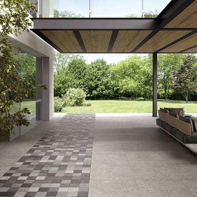 Carrelage grès cérame effet pierre PALMERSTON GREY 75X149,7 - 1,22m²