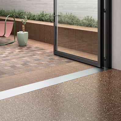 Carrelage grès cérame effet pierre PALMERSTON ALGO BROWN 60X60 - 1,44m²