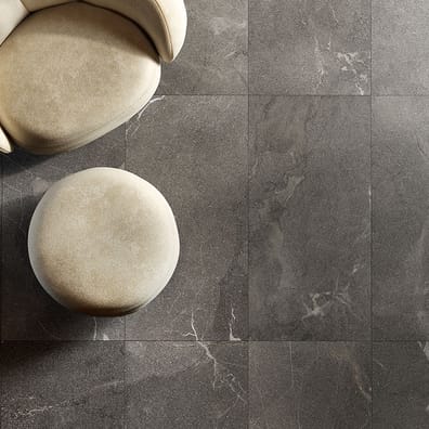 Carrelage grès cérame effet pierre MOUNT NERO 60X120 - 1,44m²