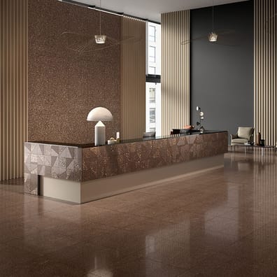 Carrelage grès cérame effet pierre ALBURY BROWN 60X60 - 1,44m²