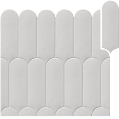 Faïence écaille crayon mate FORLI FOG 7,2X19,5 - 0,48m²
