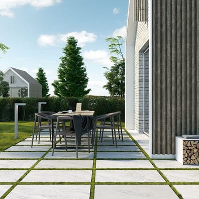 Carrelage grès cérame effet pierre CADEN CARRARA EFFECT  60,4X90,6 - 0,54m²