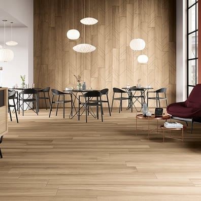 Carrelage rectifié effet parquet AFFOUX ECRU 25X149,7 - 1,12m²