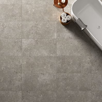 Carrelage grès cérame effet pierre LAROCHE CONCRETE 20X120 - 1,2m²