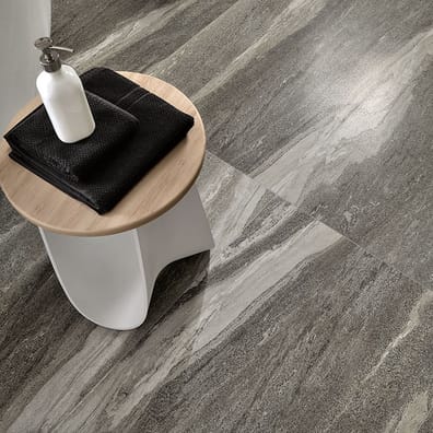 Carrelage grès cérame effet pierre DALLON DARK GREY 45X90 - 1,21m²