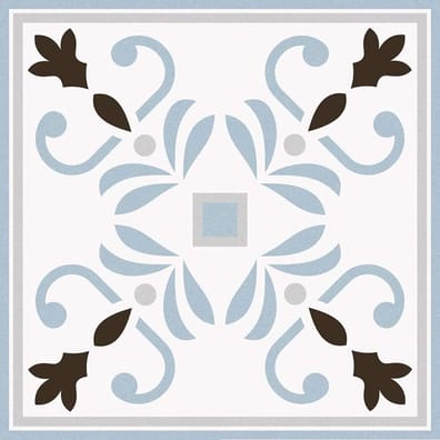 Carrelage interieur pas cher Carrelage imitation ciment 20x20 cm VALVANERA-3 ANGLE - 1 unité - As de Carreaux