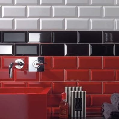 Carreaux métro Carreau métro Rouge brillant 7.5x15cm - 1m² - As de Carreaux