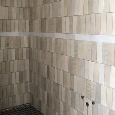 Esprit zellige Carrelage effet zellige nuancé 6.5x20 ARTISAN BEIGE OCRE 24465 - 0.5m² - As de Carreaux