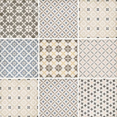 Carrelage style ciment patchwork 20x20 cm ART NOUVEAU ALAMEDA COLOUR 24412 - 1m²