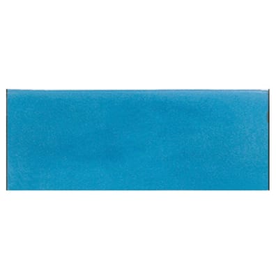 Plinthe de carreau de ciment véritable unie AZUR 10x20 cm - 4mL