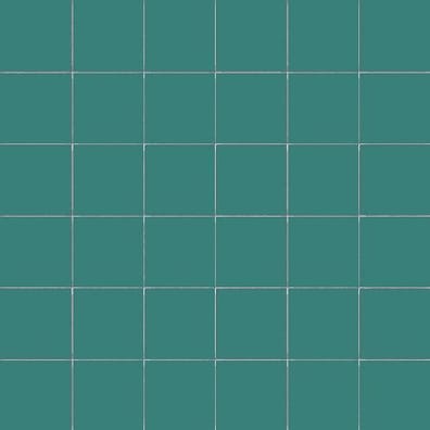 Carrelage piscine créative Carrelage uni 5x5 cm SALVIA MATT sur trame - 1m² - As de Carreaux