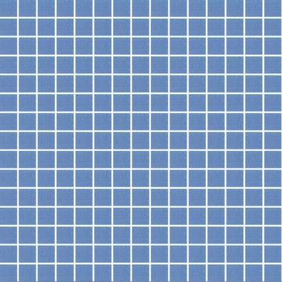 Mosaique piscine Bleu clair A33 20x20mm sur trame
