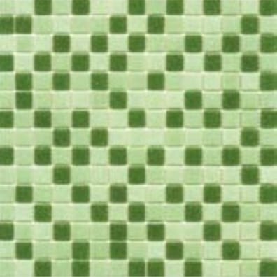 Mosaique piscine 20x20 mm Mix de vert 32.7x32.7 cm - Mosaïque piscineet douche