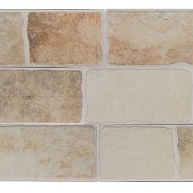 Parement mural réaliste cérame style pierre 9x60 cm MURETTO Multicouleur Blanc, beige, marron nuancé - Parement mural - As de Ca