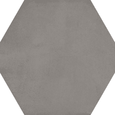 Carrelage hexagonal tomette décor anthracite 23x26.6cm BAMPTON GRAFITO - 0.50m²