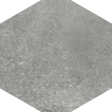 Carrelage hexagonal tomette anthracite vieillie 23x26.6cm RIFT Grafito - 0.504m²