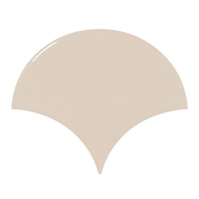 Faïence écaille Carreau beige brillant 10.6x12cm SCALE FAN GREIGE - 0.37m² - As de Carreaux
