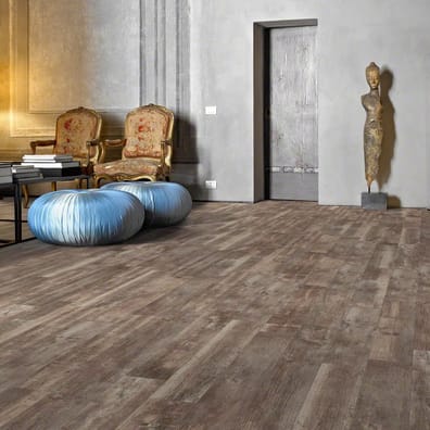 Carrelage imitation parquet Carrelage imitation parquet marron rectifié vieilli mat FARO TIERRA 14.4x89.3 - 1.29m² - As de Carre
