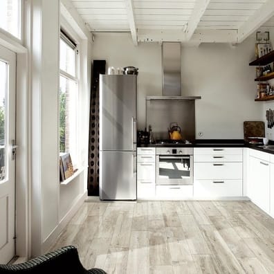 Carrelage imitation parquet Carreau imitation bois 20x120 cm WOODMANIA Ivory - 0.96 m² - As de Carreaux
