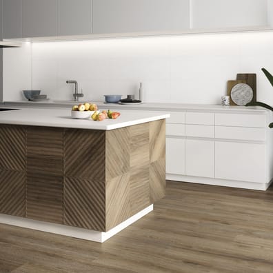 Carrelage imitation parquet rectifié moderne mat 20x120 DENALI HENNA R10 - 1.20 m²