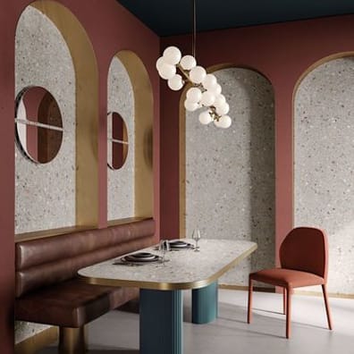 Carrelage aspect terrazzo DRAKKEN DARK 60X120 - 1,44 m²