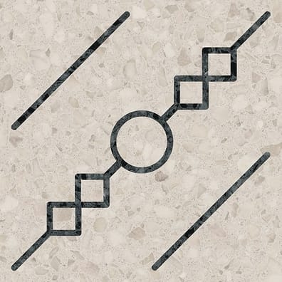 Carrelage imitation ciment et terrazzo NINOV ASSENZA RECTIFIE BEIGE 20X20  - 1 m²