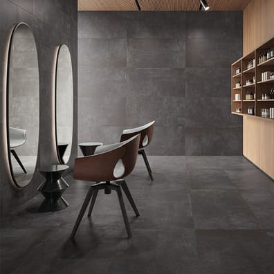 Carrelage imitation ciment NOVATO ANTHRACITE R10 - 60X120 - 1,44 m²