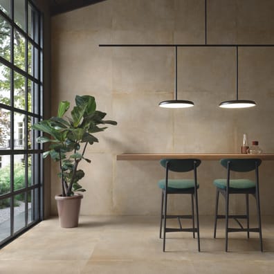 Carrelage imitation ciment NOVATO GOLD R10 - 80X80 - 1,28 m²
