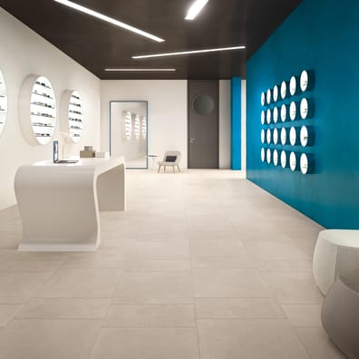 Carrelage imitation ciment MANISE IVORY R10 - 60X120 - 1,44 m²