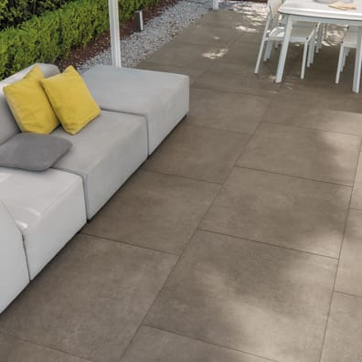 Carrelage imitation ciment MANISE MOKA R10 - 60X60 - 1,08 m²