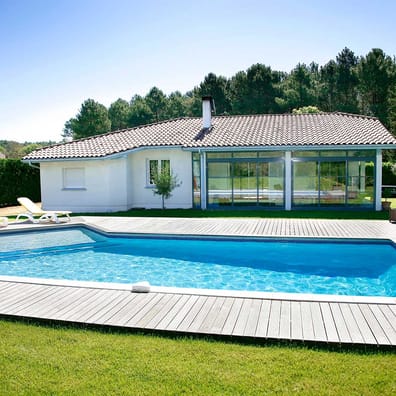 Emaux Lisa blanc 31x46.7 cm - Mosaïque piscine - As de Carreaux