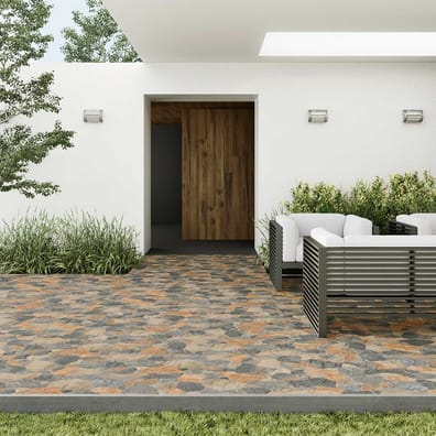 Carrelage antidérapant R12 effet pierre SNOTTE FLAGSTONE - 44X66 - 0,87 m²
