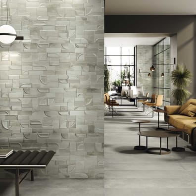 Carrelage design original ENGLAND ZINC - 31X56 - 1,21 m²