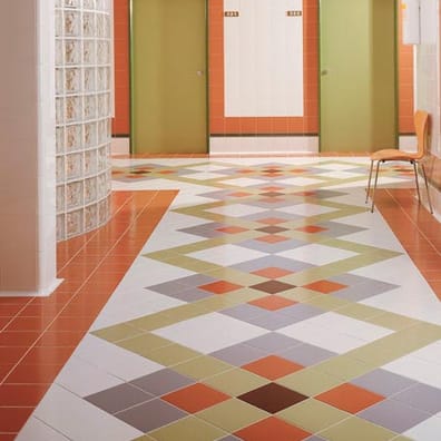 Carrelage uni ocre 20x20 cm pour damier MONOCOLOR TEJA - 1m²