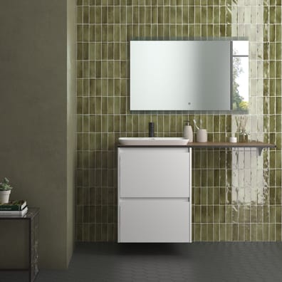Faience brillante esprit zellige CORTA VERD - 5X15 - 0,5 m²