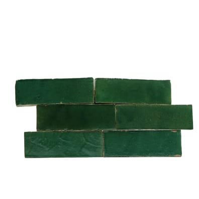 Véritable bejmat de fabrication artisanale VERT 4.5X14 - 0.56 m²