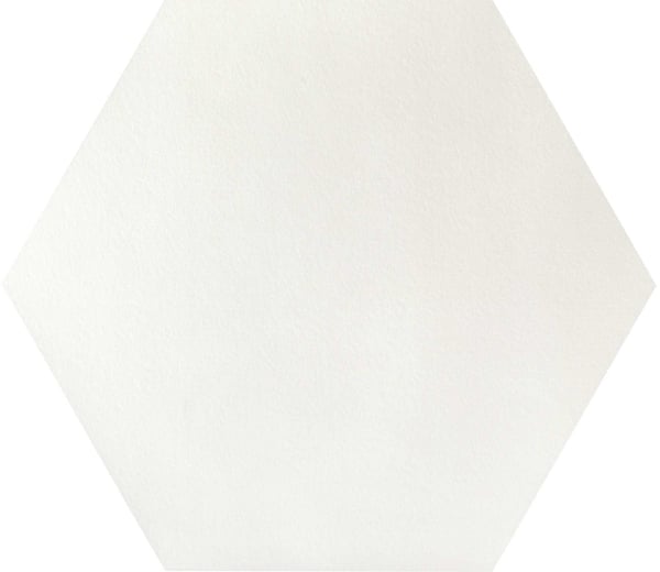 Carrelage hexagonal indémodable AVA MATTE WHITE 56X48 - 1.2 m²