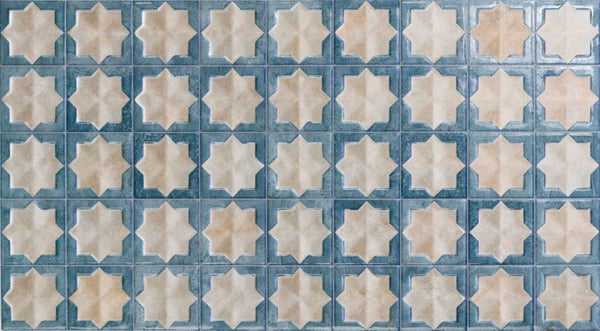 Carrelage tradition TETUAN TERRA AQUA 31X56 - 1.21 m²