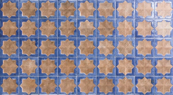 Carrelage tradition TETUAN TERRA COBALT 31X56 - 1.21 m²