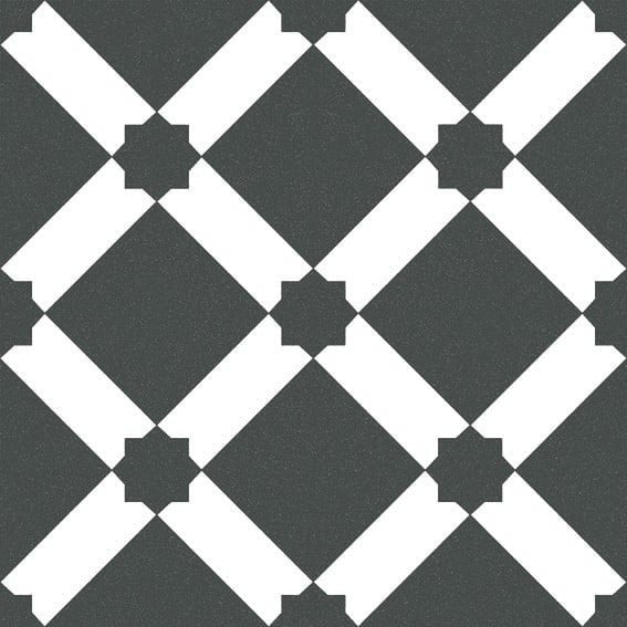 Carrelage style ciment géométrique 20x20 cm 1900 PALAU GRAFITO - 1m²