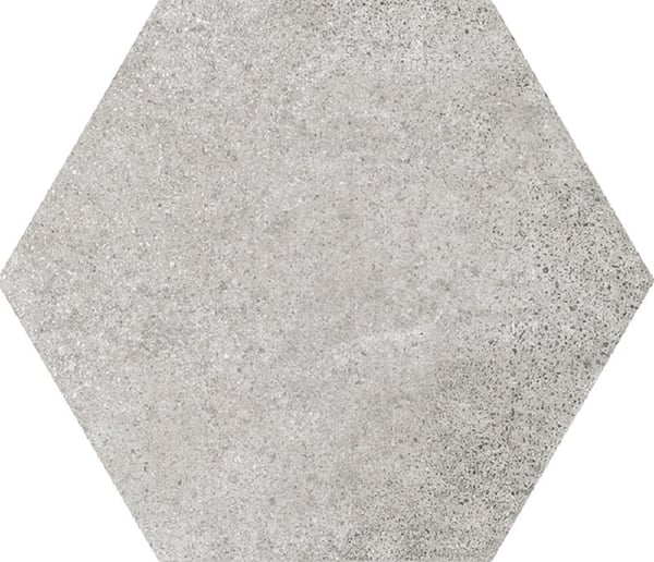 Lot de 17.75 m² - Tomette design HEXATILE CEMENT GREY 17.5x20 - 22093 R10